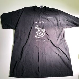 Vintage Fruit of the Loom Single Stitch TD Visa In Touch Breakfast T-shirt XL